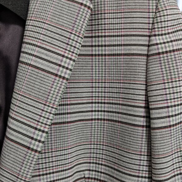 Mango Light Brown/Tan Plaid Suit Set (2PC suit / blazer & pants) - Picture 4 of 5